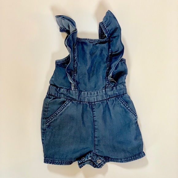 OshKosh B'gosh Other - 2/$20 💕 Genuine Kids Denim Ruffle Romper